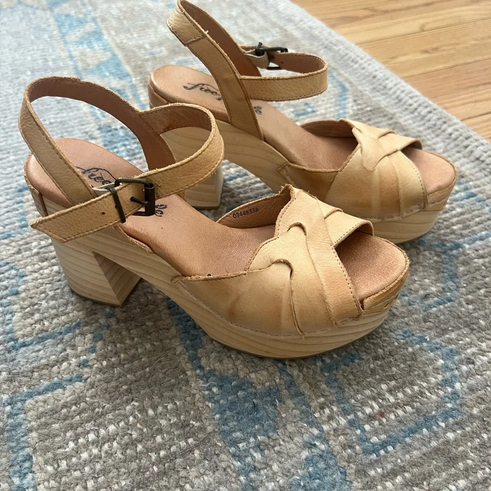 Free People Orion Woven Clogs Size 6 - Picture 4 of 9